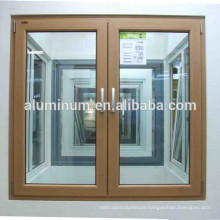 wooden aluminium side-open windows china manufacture